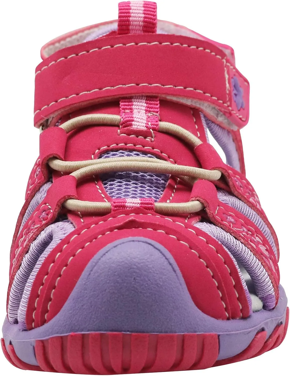 Apakowa Kids Girls Soft Sole Closed Toe Sandals Summer Shoes with Arch Support (Toddler/Little Kid)