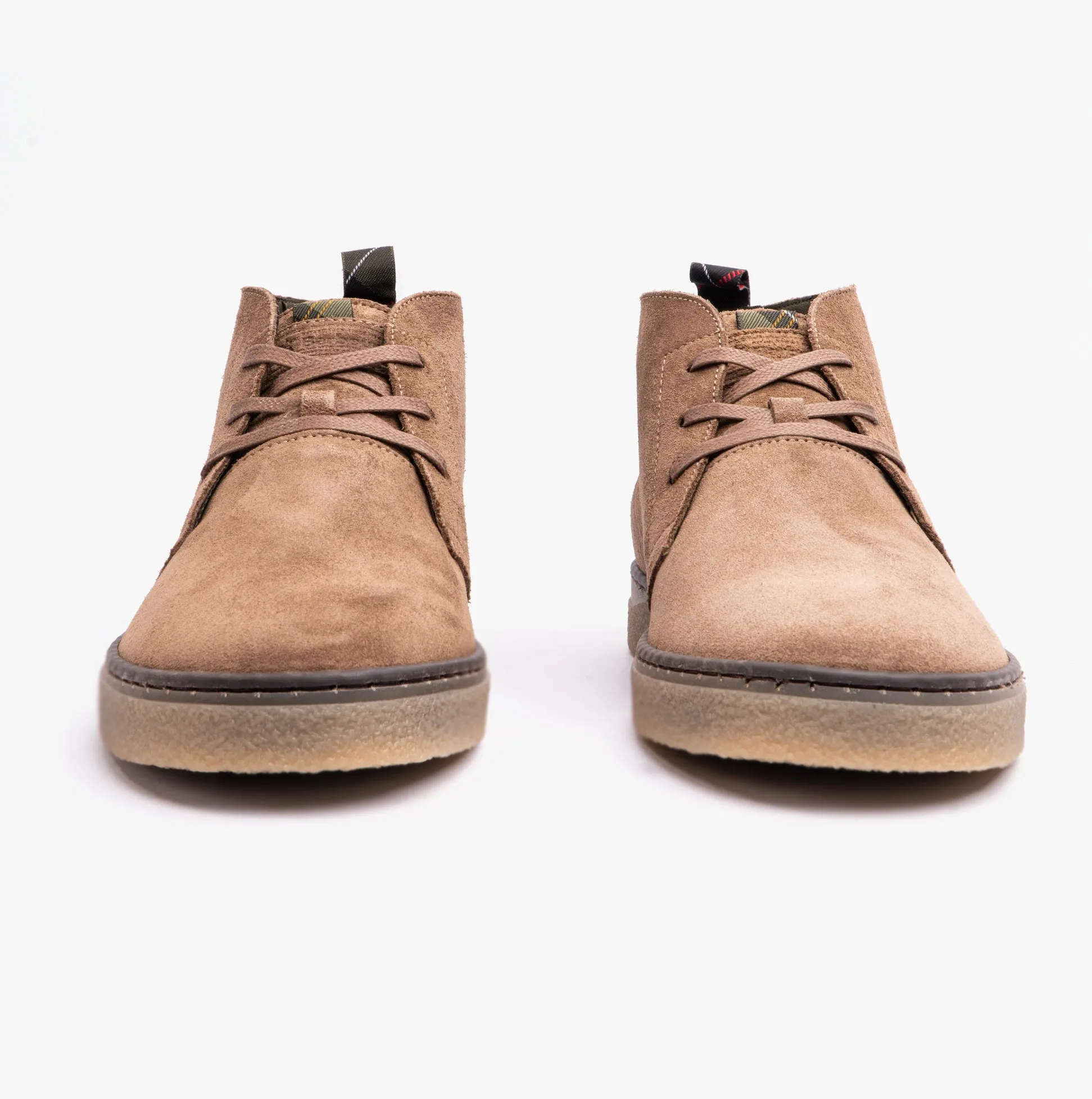 Barbour REVERB Mens Chukka Boots Sand Suede