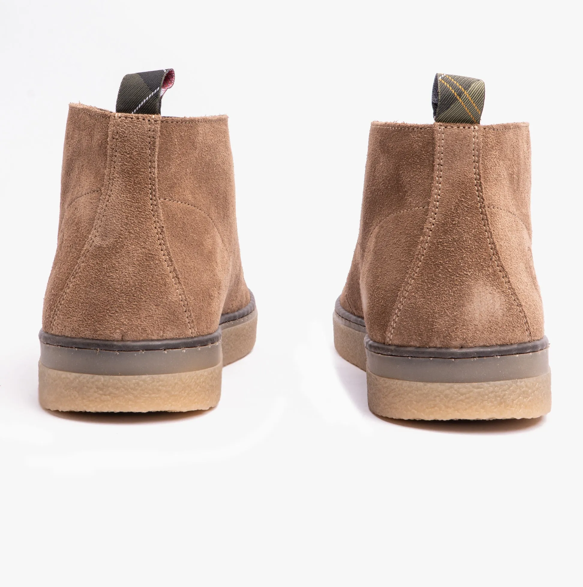 Barbour REVERB Mens Chukka Boots Sand Suede