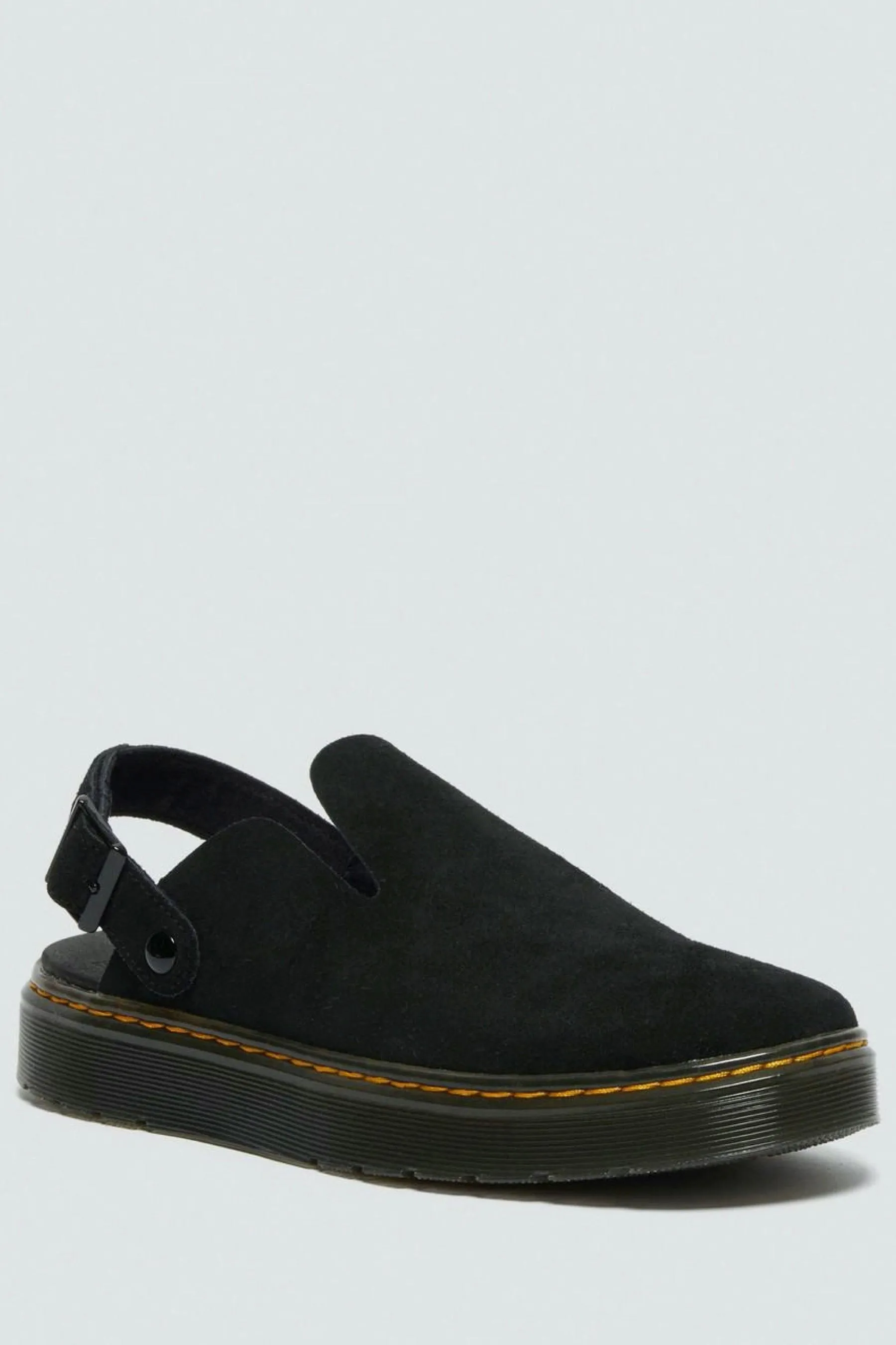 Black Suede Carlson Mule