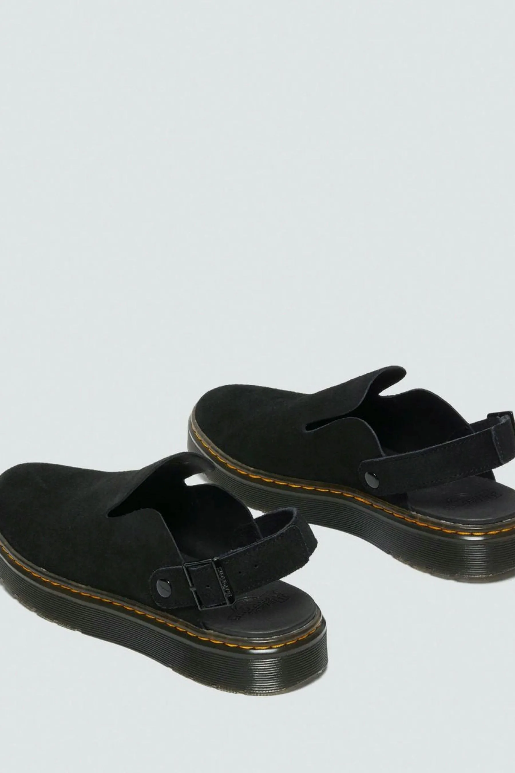 Black Suede Carlson Mule