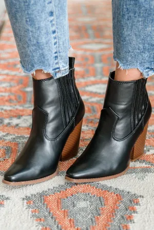 Easy As That Ankle Boots In Black - 8/23/2022