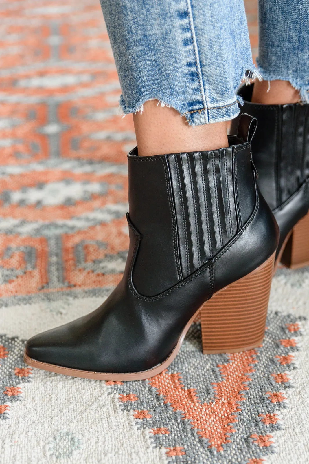 Easy As That Ankle Boots In Black - 8/23/2022