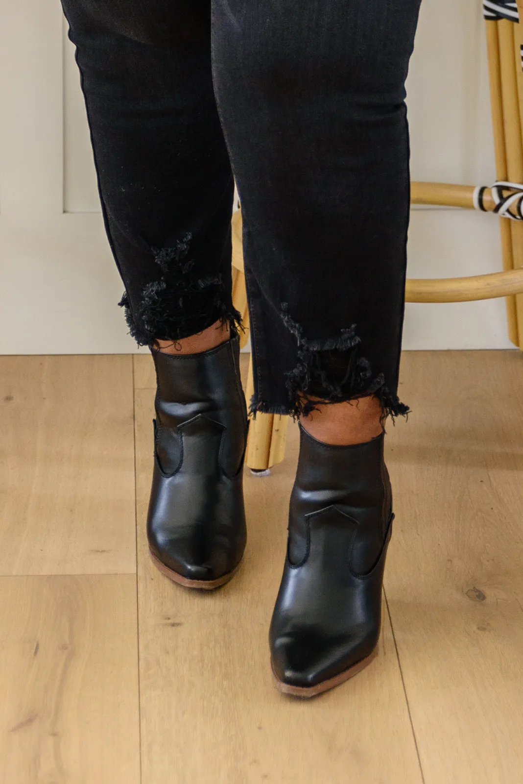Easy As That Ankle Boots In Black - 8/23/2022