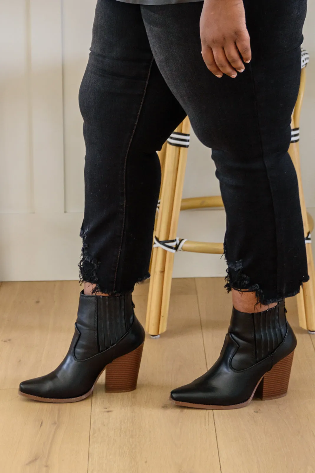Easy As That Ankle Boots In Black - 8/23/2022