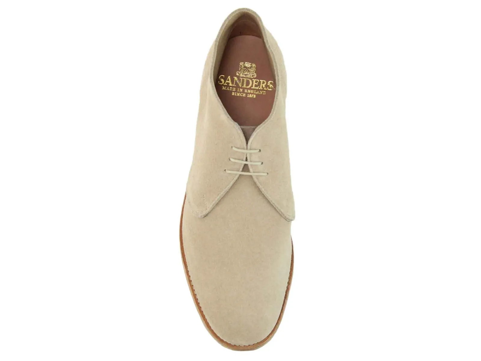 MARVIN Mens Fawn Suede Desert Boot Chukka with Crepe Sole