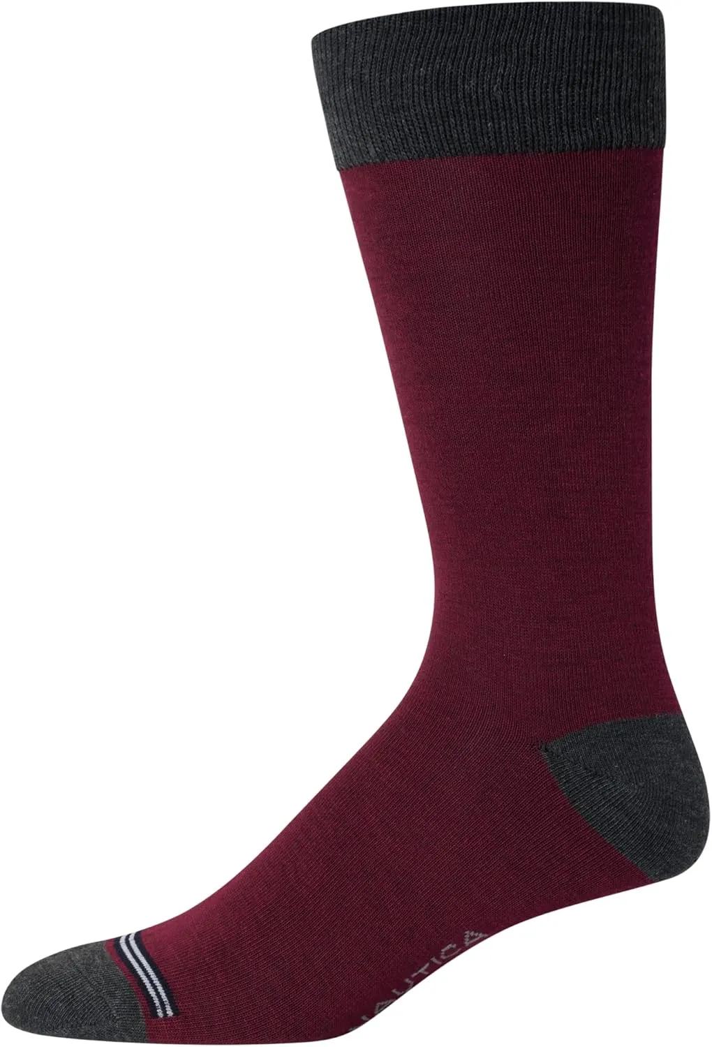 Nautica Mens Dress Socks - 10 Pack Breathable Stretch Crew-Length Work Socks for Men for Business Formal Wear (Sizes: 6-12.5)