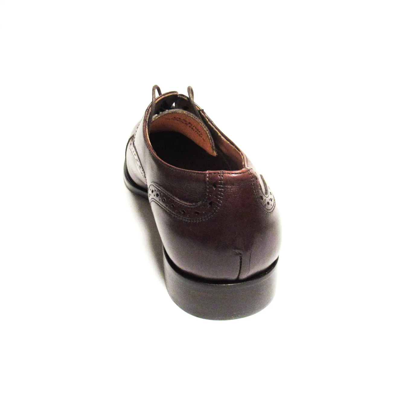 Saks Fifth Avenue Mens Leather Cap Toe Oxfords