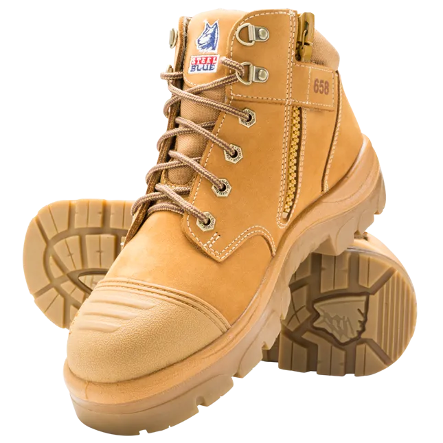 Steel Blue Parkes Zip Scuff 312658