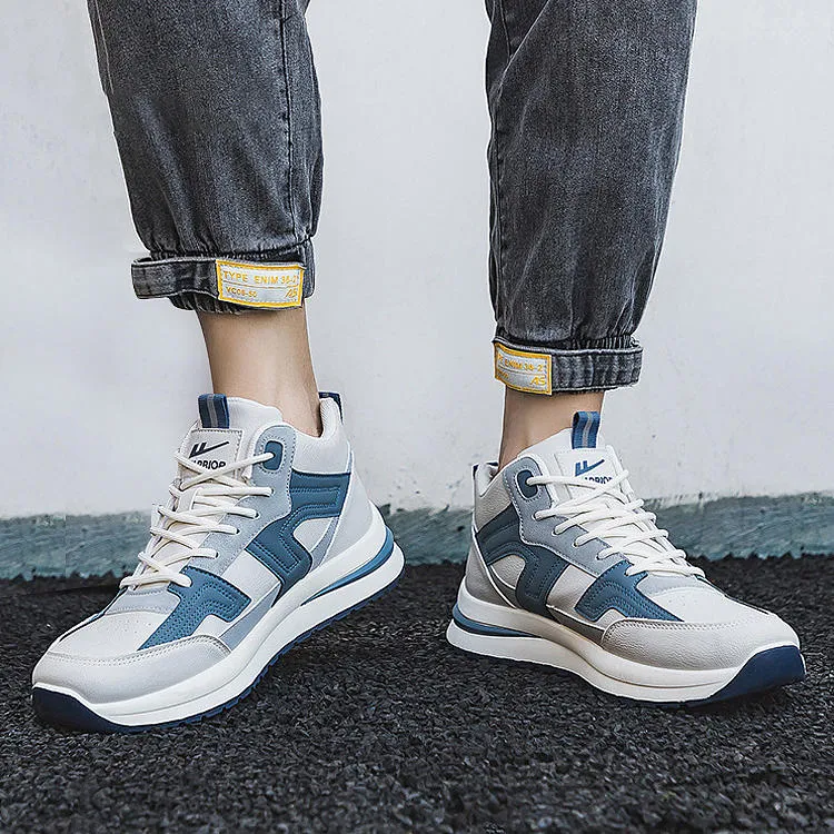 Trendy Breathable Running Sneakers - Khaki