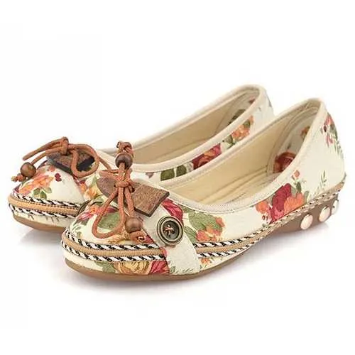 Women Casual  Round Toe Flats
