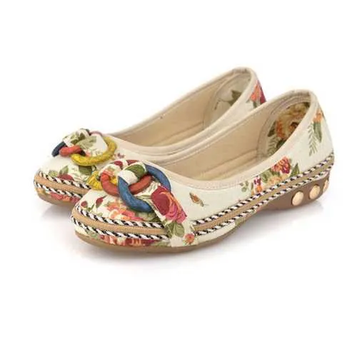 Women Casual  Round Toe Flats