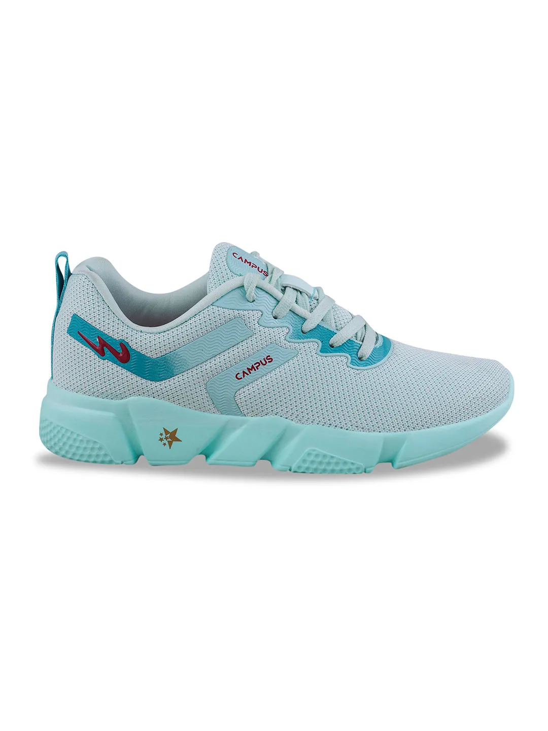 WOODY Green Women's Running Shoes